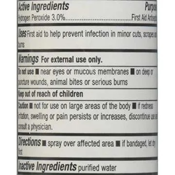 Safetec Hydrogen Peroxide Spray - Painless First Aid Solution