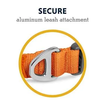 Ruffwear, Front Range Dog Collar, Durable and Comfortable Collar for Everyday Use, Campfire Orange, 14"-20"