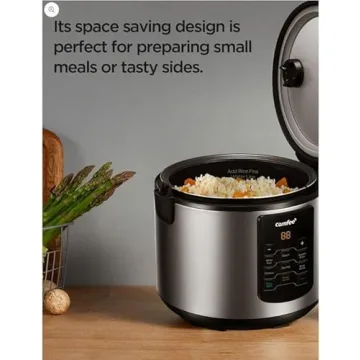 COMFEE 6-in-1 Compact Rice Cooker, 2 QT