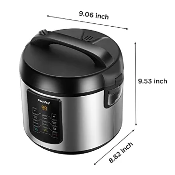 COMFEE 6-in-1 Compact Rice Cooker, 2 QT