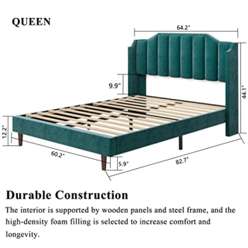 Stylish Olivae Queen Bed Frame with Easy Assembly