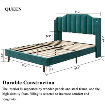 Stylish Olivae Queen Bed Frame with Easy Assembly