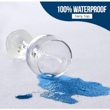 Utopia Waterproof Mattress Protector Full Size, Premium Terry Cover