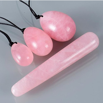 4Pcs Jade Yoni Eggs Set for Wellness and Kegel Exercises