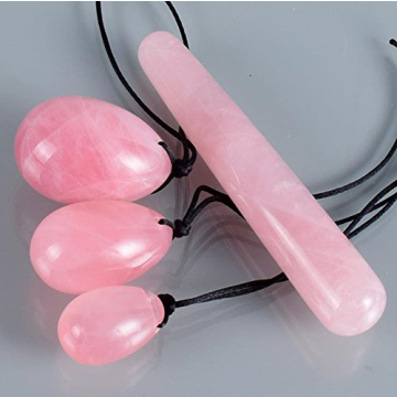 4Pcs Jade Yoni Eggs Set for Wellness and Kegel Exercises