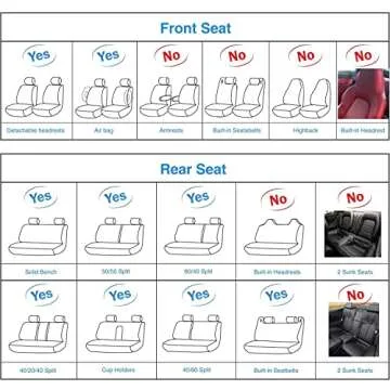 Car Seat Covers Full Set, Super Luxurious Heavy Duty Waterproof Leather Automotive Vehicle Cover for Cars SUV Pick-up Truck, Universal Non-Slip Seat Car Accessories (Full Set/Pink)