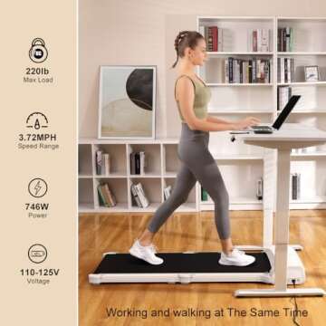 WalkingPad C1 Foldable Treadmill Walking Pad Smart Jogging Exercise Fitness Equipment, Free Installa...