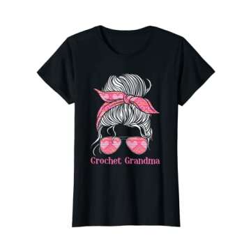 Womens Crocheting Funny Crochet Grandma Crocheter T-Shirt
