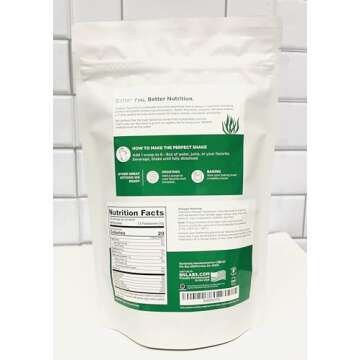 BNLABS Spirulina Powder Organic 1kg/2.2lb -285 Servings 3.5g Serving Size - USDA Certified - RAW Nut...