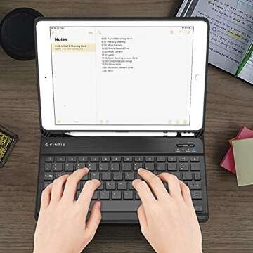 Fintie Keyboard Case with Detachable Wireless Keyboard for iPad 10.2"