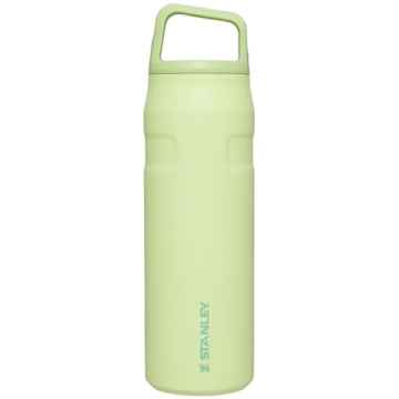 Stanley IceFlow Cap and Carry+ Water Bottle 24 OZ | Wide Mouth Twist Lid | Lightweight & Leakproof f...