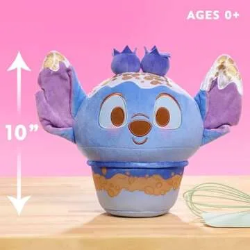 Just Play Disney Munchlings Squeeze-A-Munch Stitch Plush Toy