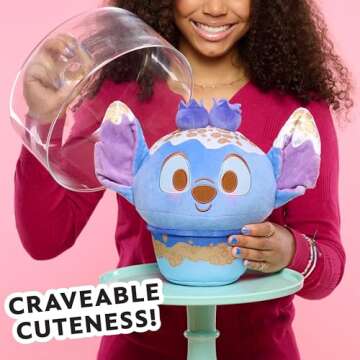 Just Play Disney Munchlings Squeeze-A-Munch Stitch Plush Toy