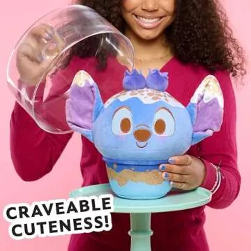 Just Play Disney Munchlings Squeeze-A-Munch Stitch Plush Toy