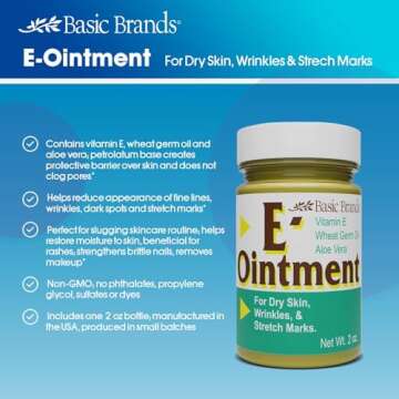 Basic Brands Vitamin E Ointment, 2 oz, Original