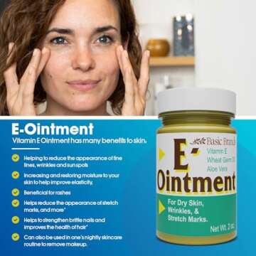 Basic Brands Vitamin E Ointment, 2 oz, Original