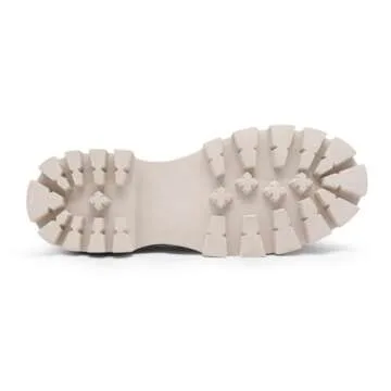 DREAM PAIRS Womens Loafers, Business Dressy Casual Lug Sole Stylish Shoes - Comfortable Cute Chunky Heel - Slip on Ladies Office Daily Work Travel Wear Cute Loafers Beige, Size 8 SDLS2210W-NEW