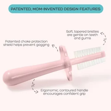 Grabease Baby Finger Toothbrush - Double-Sided Fun for Toddlers