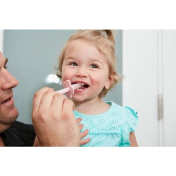 Grabease Baby Finger Toothbrush - Double-Sided Fun for Toddlers