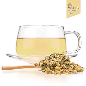 Tealyra - Tranquil Dream - Chamomile Honeybush Lavender - Calming - Relaxing - Herbal Loose Leaf Tea...