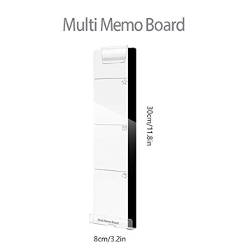 Monitor Memo Board for Desk Organization - Multifunctional Holder