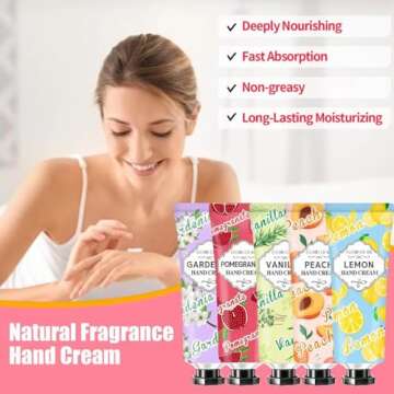 74 Pack Natural Hand Cream Set for Women and Teens