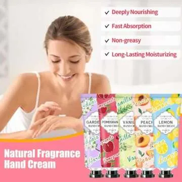 74 Pack Natural Hand Cream Set for Women and Teens