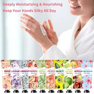 74 Pack Natural Hand Cream Set for Women and Teens