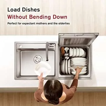 FOTILE 2-in-1 Kitchen In-Sink Dishwasher for Compact Spaces