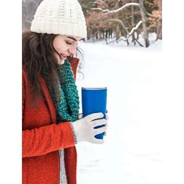 Seriously Ice Cold SIC 20oz Insulated Travel Tumbler Mug, Premium Double Wall Stainless Steel, Leak Proof BPA Free Lid