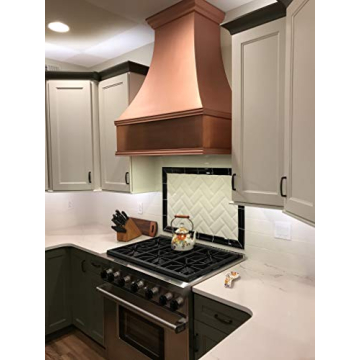 Handcrafted SINDA 48" Copper Range Hood with High CFM