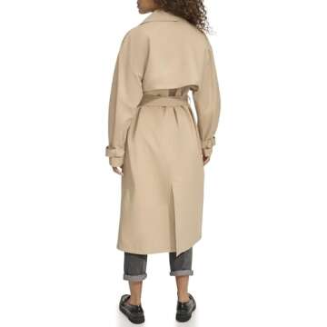 Levi's Women's Belted Trench Coat, Khaki