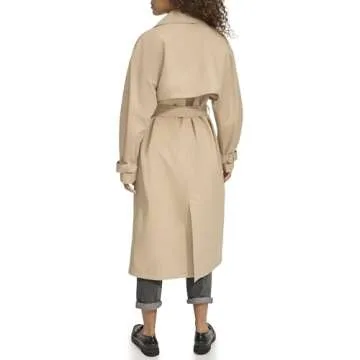 Levi's Women's Belted Trench Coat, Khaki