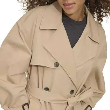 Levi's Women's Belted Trench Coat, Khaki