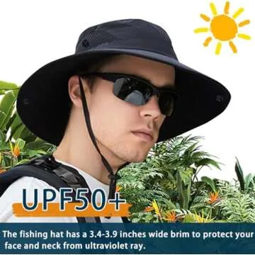 ZOORON Fishing Bucket Hats with UV Protection & Waterproof