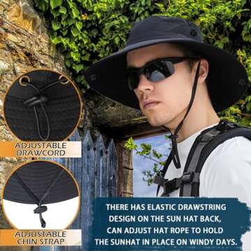 ZOORON Fishing Bucket Hats with UV Protection & Waterproof