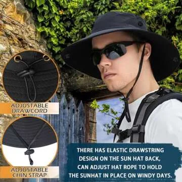ZOORON Fishing Bucket Hats with UV Protection & Waterproof