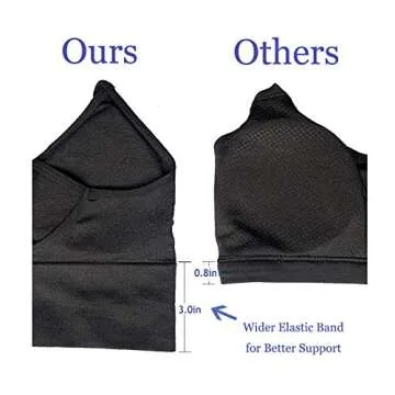 Lianshp Cross Back Strappy Sports Bra Padded Wirefree Yoga Workout Bras Black XXL