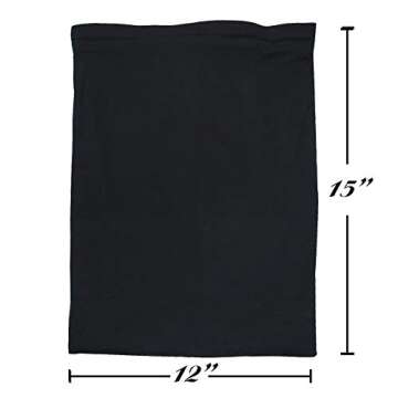 Hair Head Buff Hair Wrap Headband Loc Socks for Dreadlocks Black