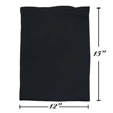 Hair Head Buff Hair Wrap Headband Loc Socks for Dreadlocks Black