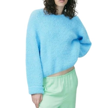 Women Knit Oversized Sweater Long Sleeve Loose Knitted Solid Color Pullover Jumper Y2K Hajakuju Fall...