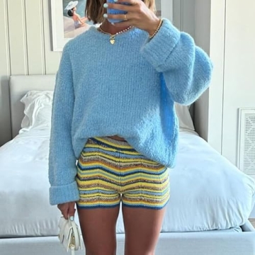 Chic Women Oversized Knit Sweater for Winter Style