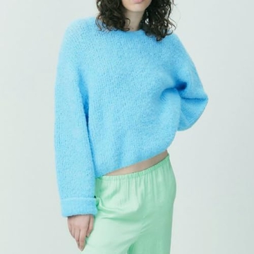 Chic Women Oversized Knit Sweater for Winter Style