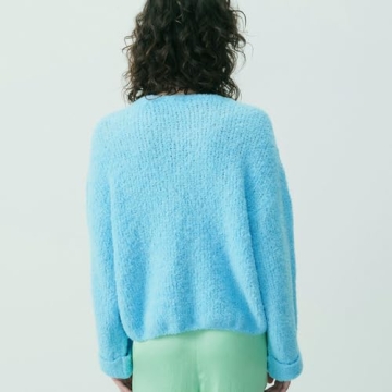 Chic Women Oversized Knit Sweater for Winter Style