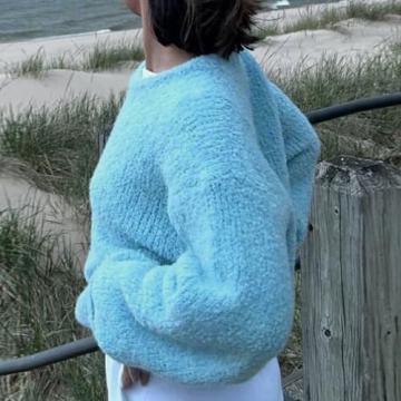 Chic Women Oversized Knit Sweater for Winter Style