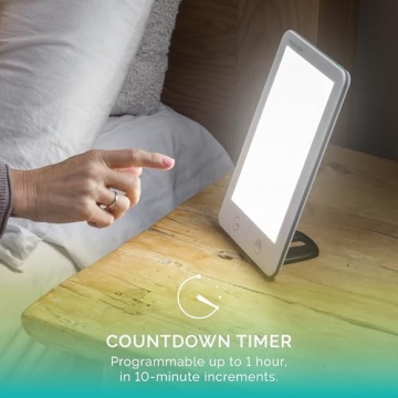 Verilux HappyLight Lumi Plus 10,000 Lux Light Therapy Lamp