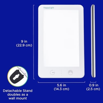 Verilux HappyLight Lumi Plus 10,000 Lux Light Therapy Lamp