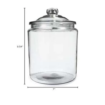 Anchor Hocking Heritage Hill Glass Cookie/Candy Jar, 1-Gallon