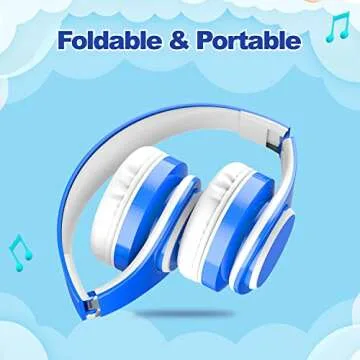 Kids Bluetooth Headphones 85dB/110dB Wireless Design Comfort