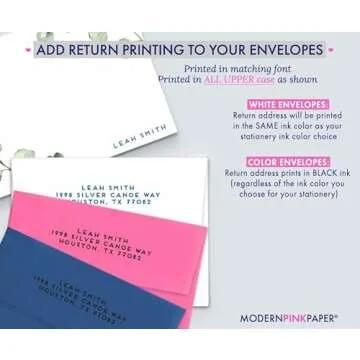 Eucalyptus Stationery Set - Personalized Note Cards